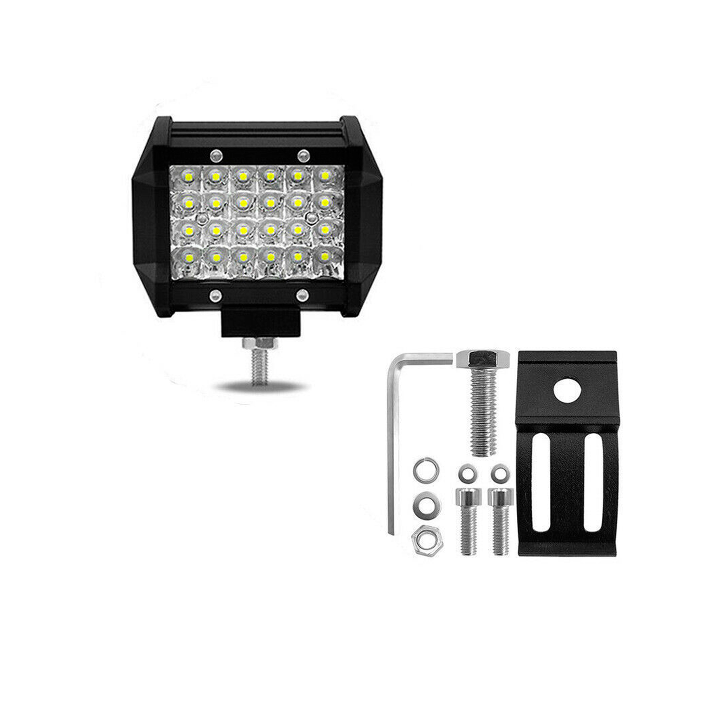 Faro de 24 Leds 72W Tunix Con Estrobo