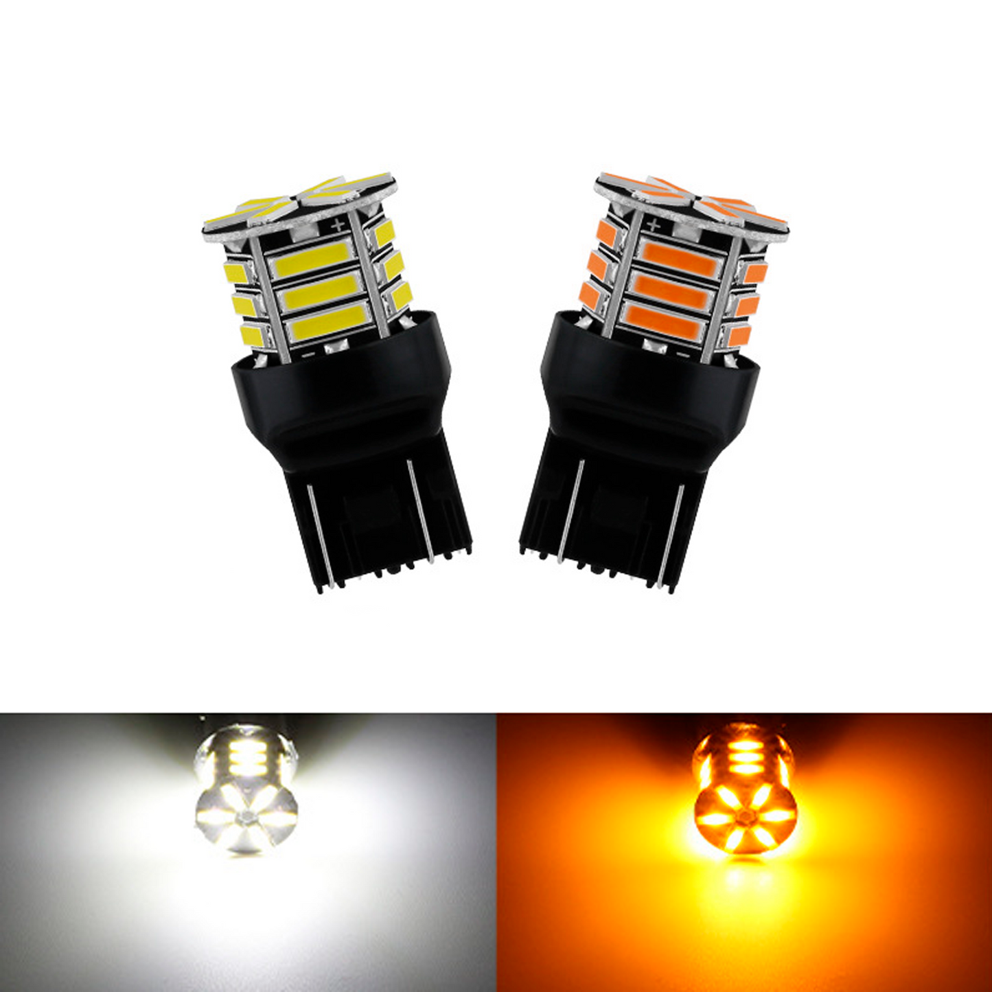 Foco Pellizco 2 polos 3157 21 Leds mazorca