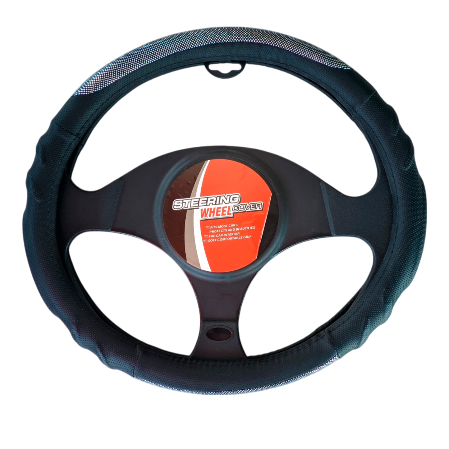 Funda de Volante Con Brillos Tornasol