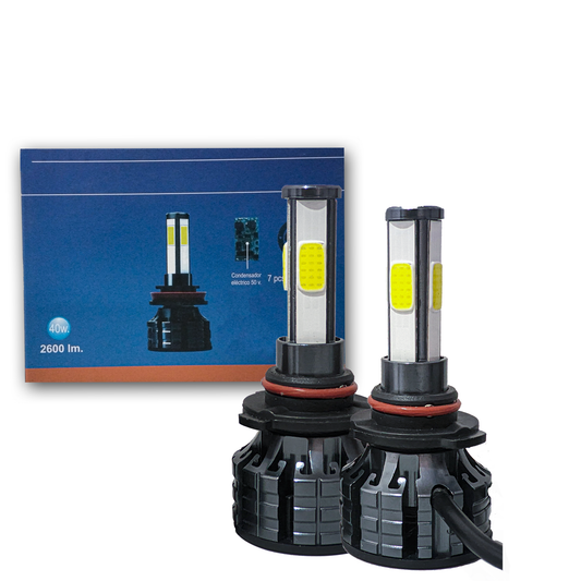 Kit de Focos Led de 4 Caras Para Faro Principal Luz Para Carro