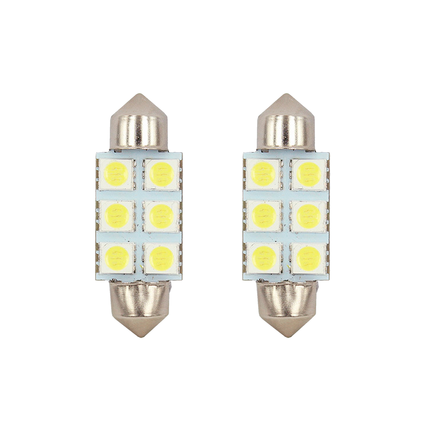 Foco de luz interior Blanco 6 Leds Canbus Italio Turbo 31mm
