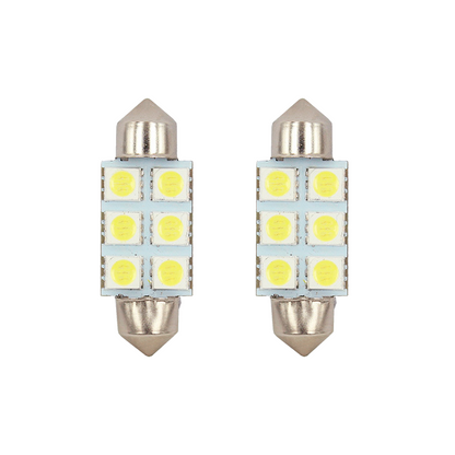 Foco de luz interior Blanco 6 Leds Canbus Italio Turbo 31mm