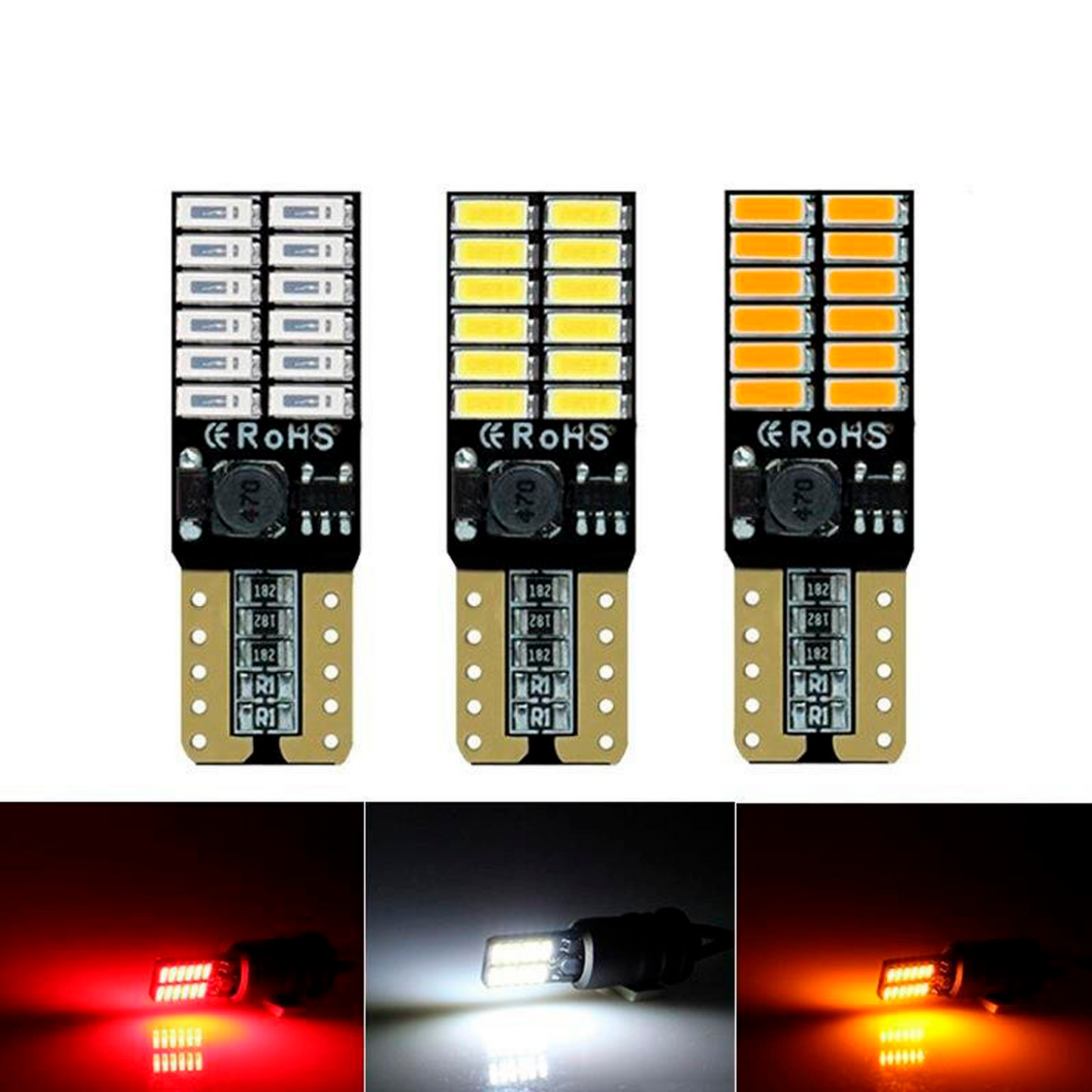 Foco de pellizco Rasen paleta 24 LEDs Canbus